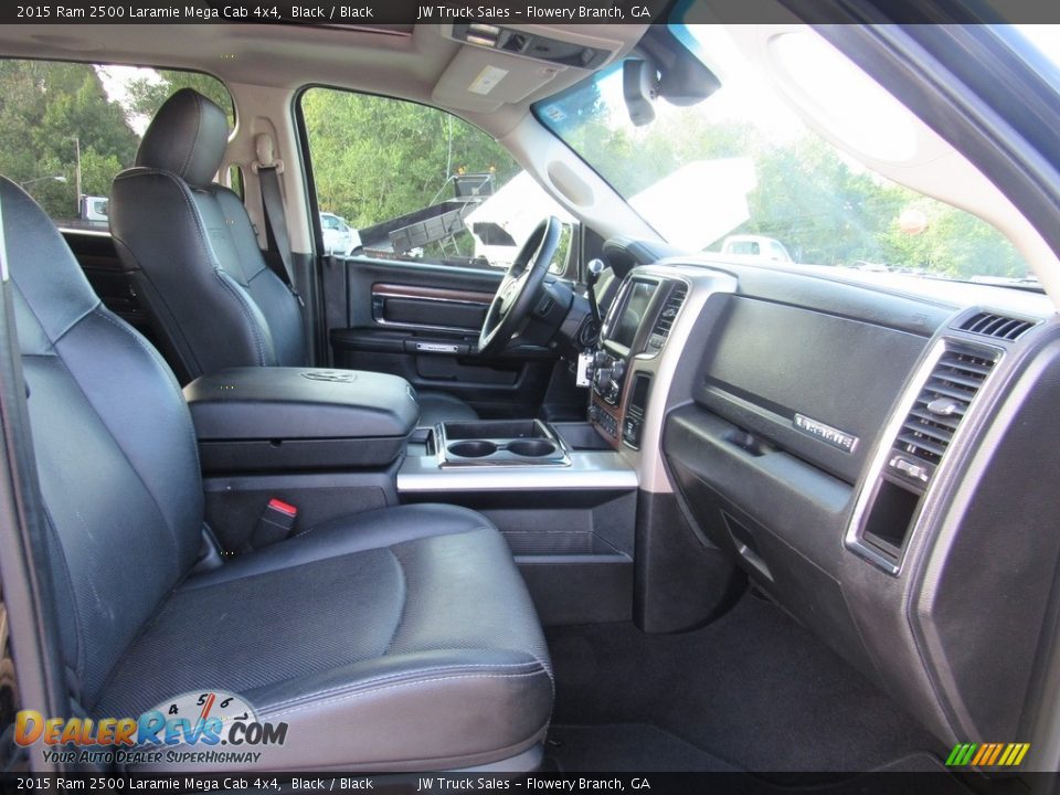 2015 Ram 2500 Laramie Mega Cab 4x4 Black / Black Photo #13