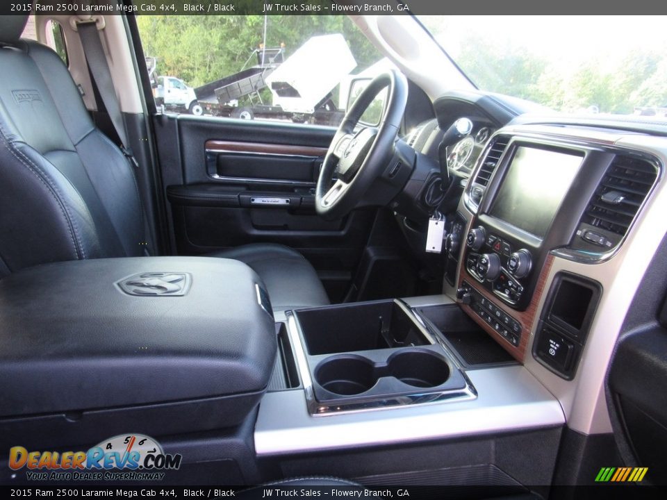 2015 Ram 2500 Laramie Mega Cab 4x4 Black / Black Photo #15