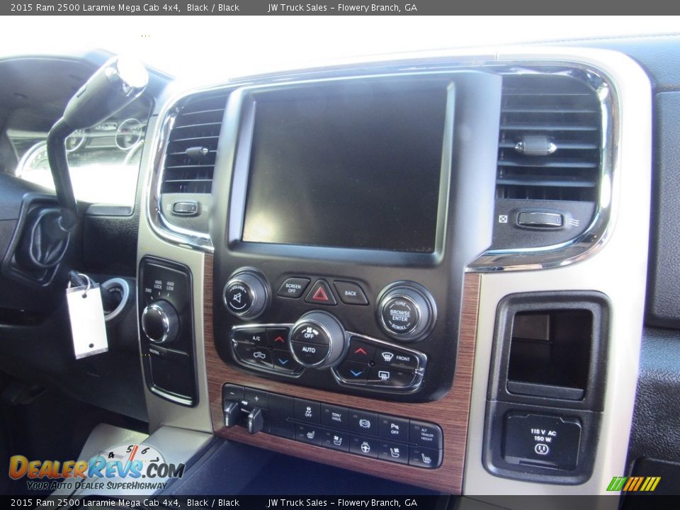 2015 Ram 2500 Laramie Mega Cab 4x4 Black / Black Photo #16