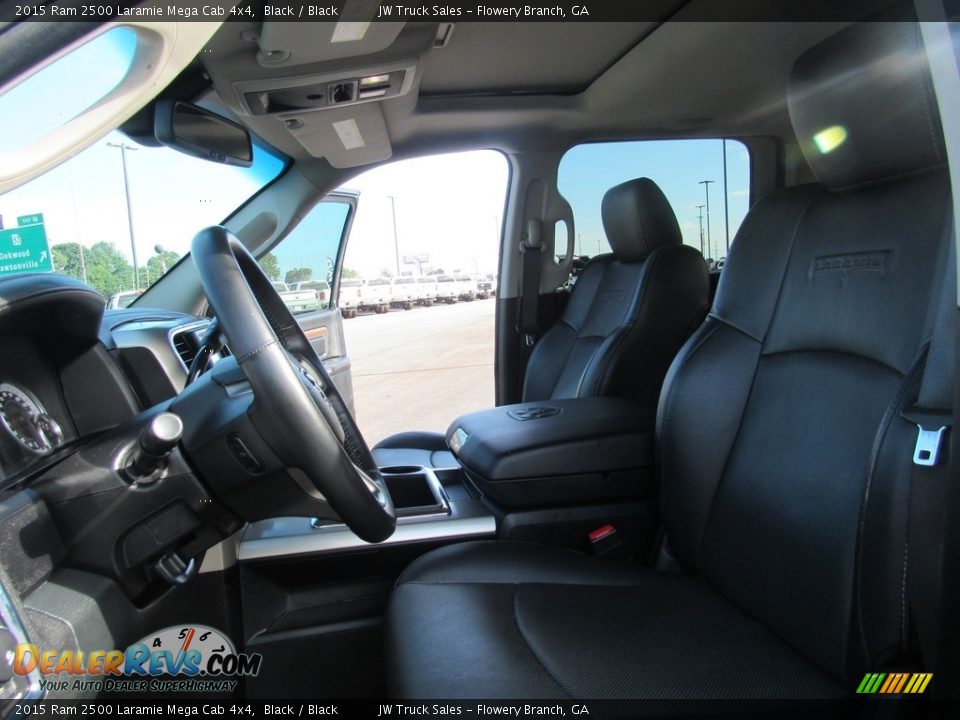2015 Ram 2500 Laramie Mega Cab 4x4 Black / Black Photo #18