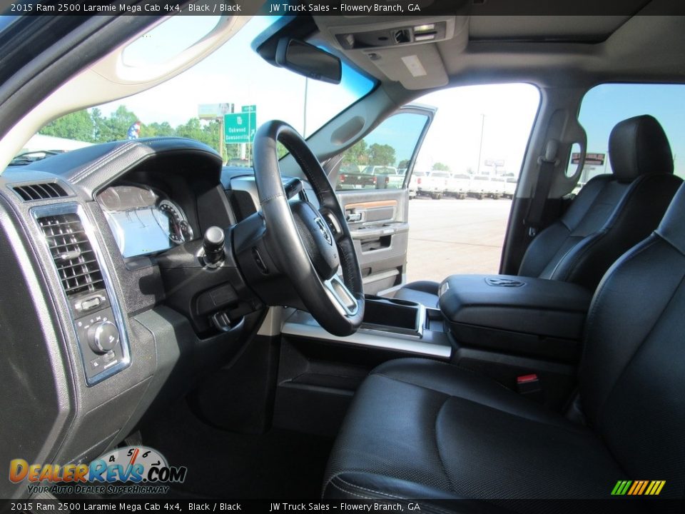 2015 Ram 2500 Laramie Mega Cab 4x4 Black / Black Photo #19