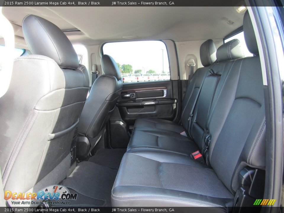 2015 Ram 2500 Laramie Mega Cab 4x4 Black / Black Photo #29
