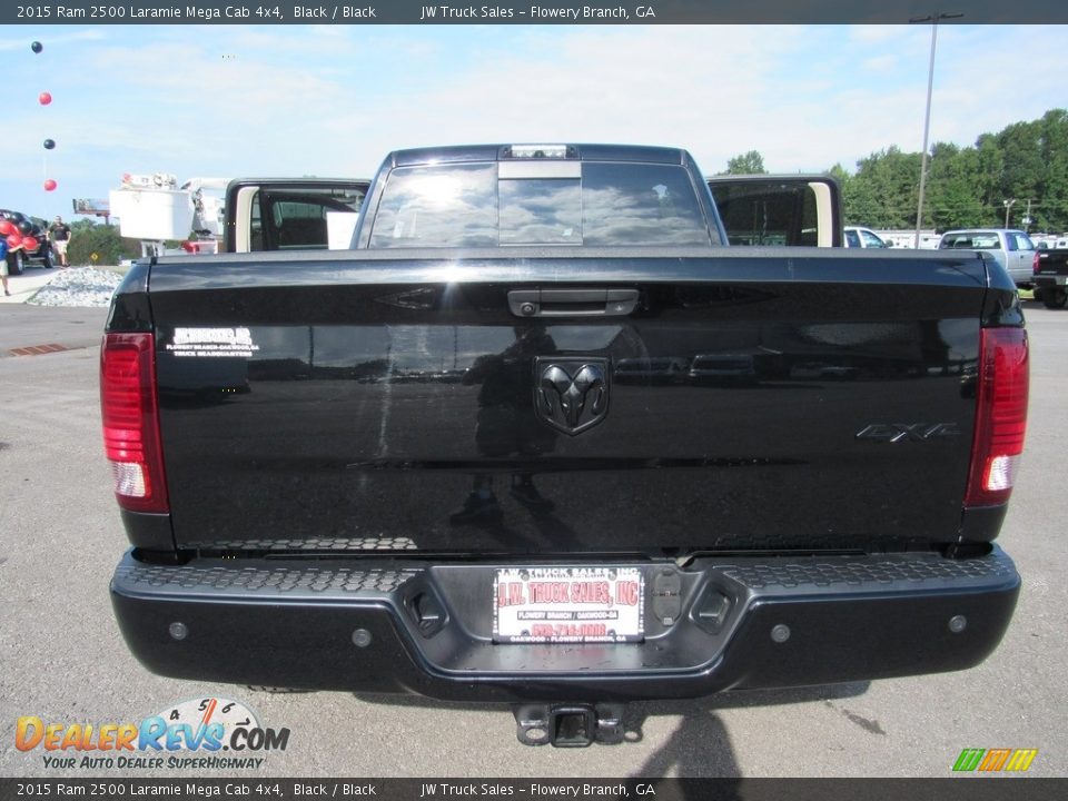 2015 Ram 2500 Laramie Mega Cab 4x4 Black / Black Photo #34