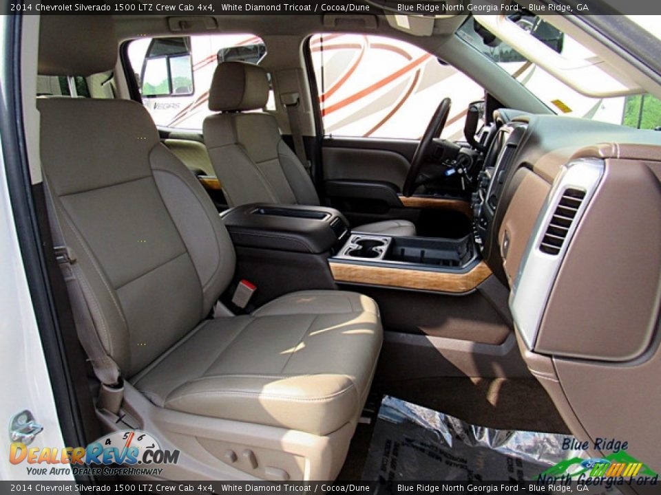 2014 Chevrolet Silverado 1500 LTZ Crew Cab 4x4 White Diamond Tricoat / Cocoa/Dune Photo #11