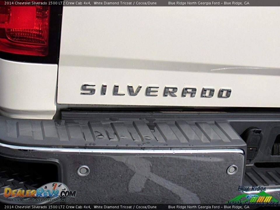2014 Chevrolet Silverado 1500 LTZ Crew Cab 4x4 White Diamond Tricoat / Cocoa/Dune Photo #35