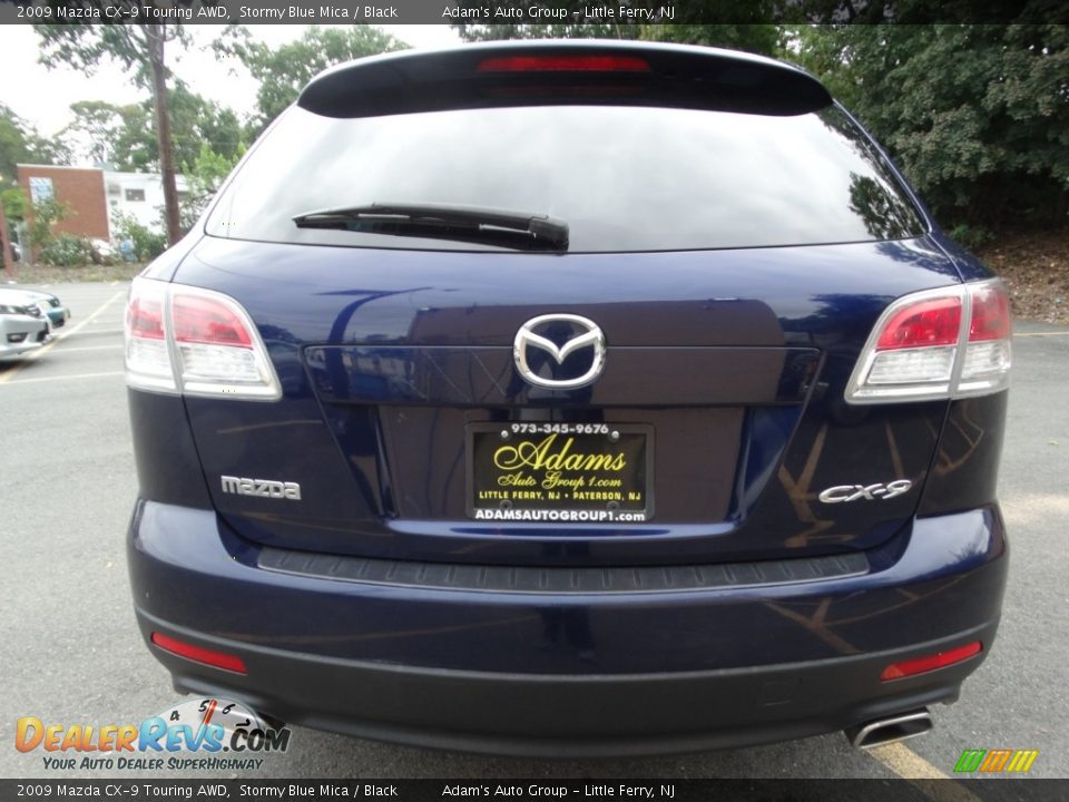 2009 Mazda CX-9 Touring AWD Stormy Blue Mica / Black Photo #5