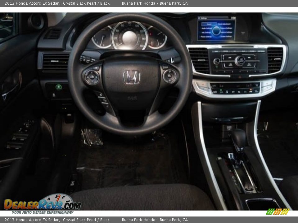 2013 Honda Accord EX Sedan Crystal Black Pearl / Black Photo #5