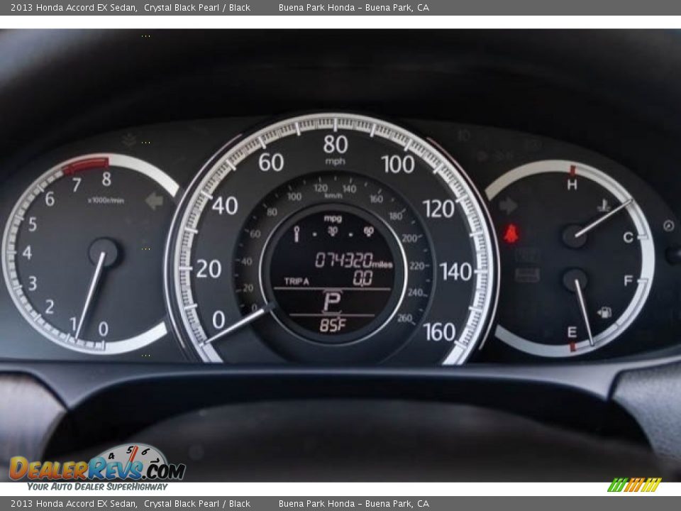 2013 Honda Accord EX Sedan Crystal Black Pearl / Black Photo #27