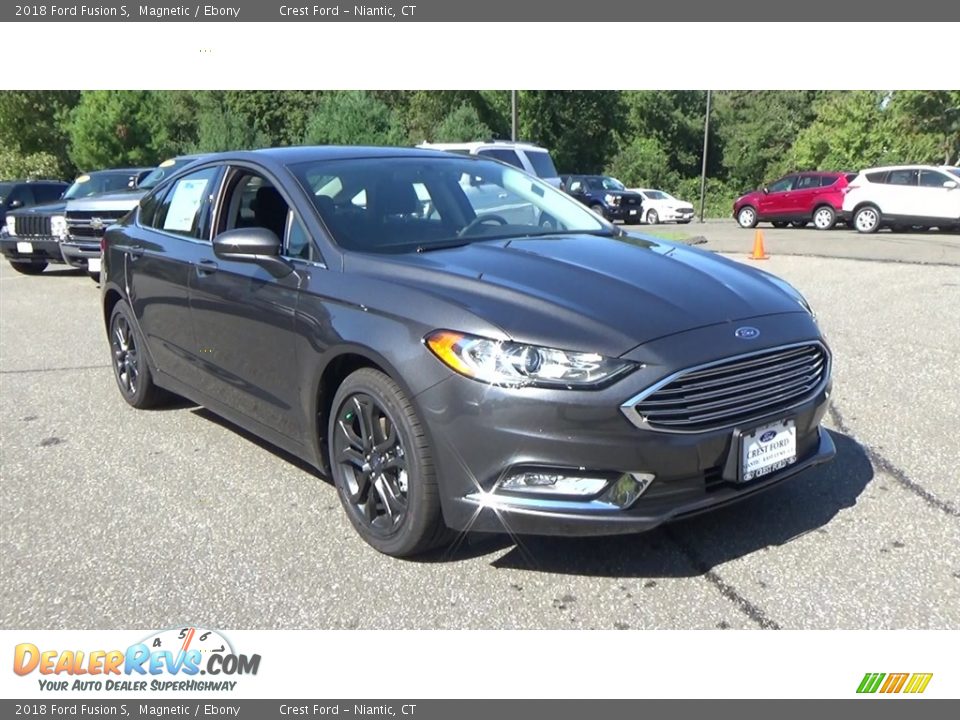 2018 Ford Fusion S Magnetic / Ebony Photo #1