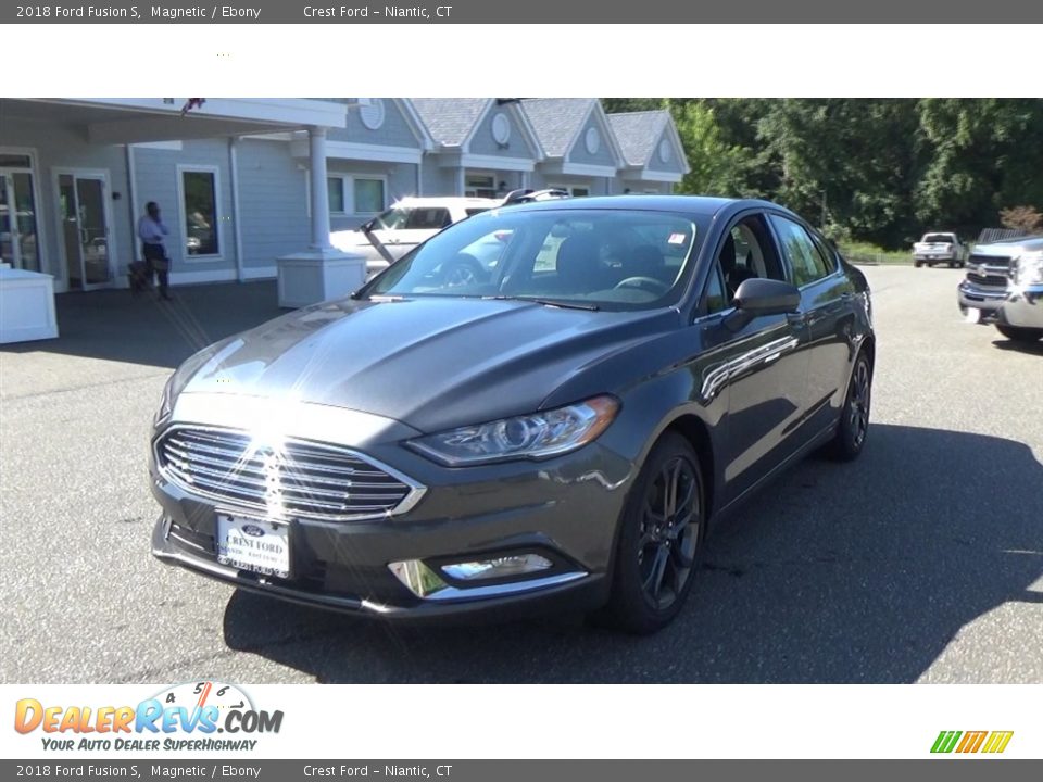 2018 Ford Fusion S Magnetic / Ebony Photo #3