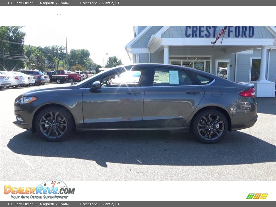 2018 Ford Fusion S Magnetic / Ebony Photo #4