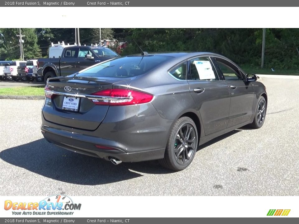 2018 Ford Fusion S Magnetic / Ebony Photo #7