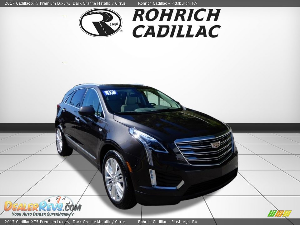 2017 Cadillac XT5 Premium Luxury Dark Granite Metallic / Cirrus Photo #7