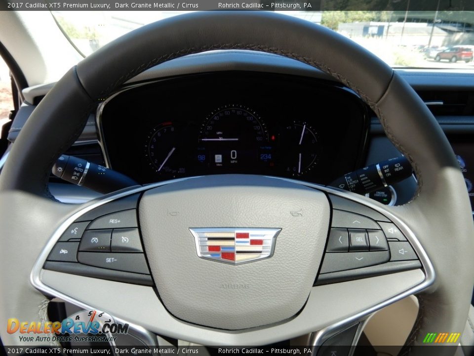 2017 Cadillac XT5 Premium Luxury Dark Granite Metallic / Cirrus Photo #15
