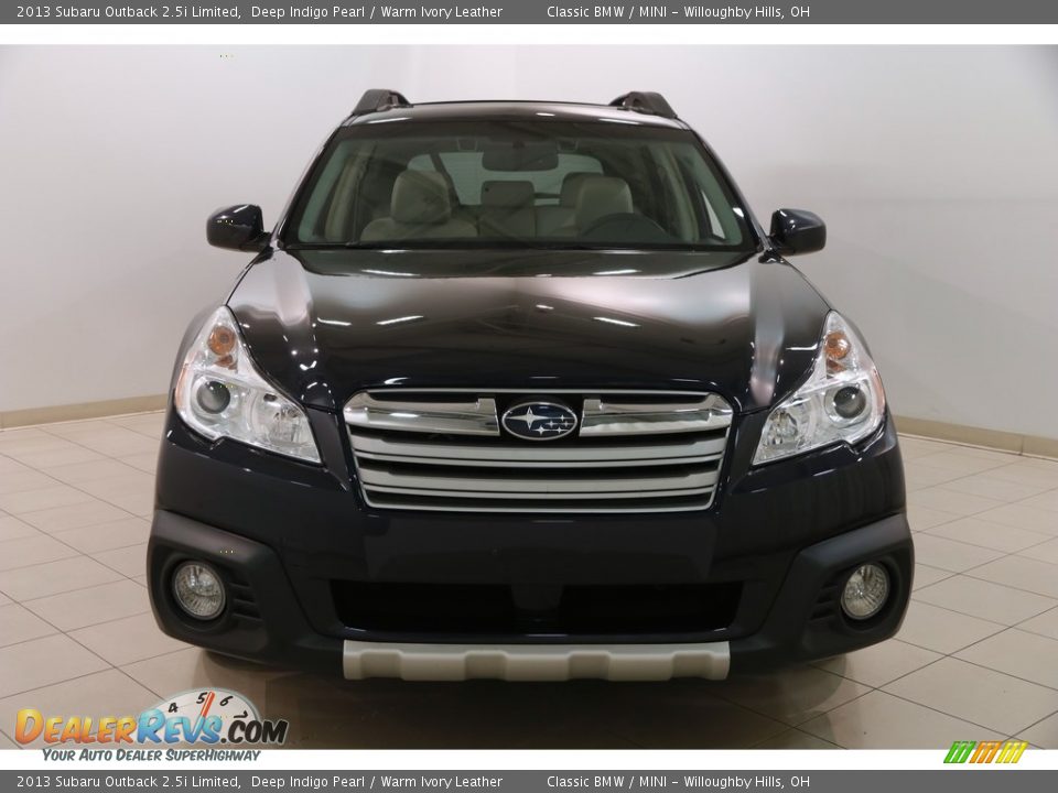 2013 Subaru Outback 2.5i Limited Deep Indigo Pearl / Warm Ivory Leather Photo #2