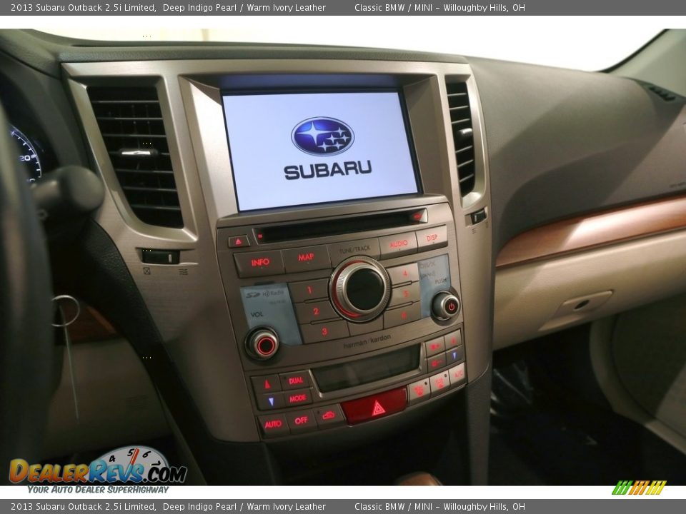 2013 Subaru Outback 2.5i Limited Deep Indigo Pearl / Warm Ivory Leather Photo #9
