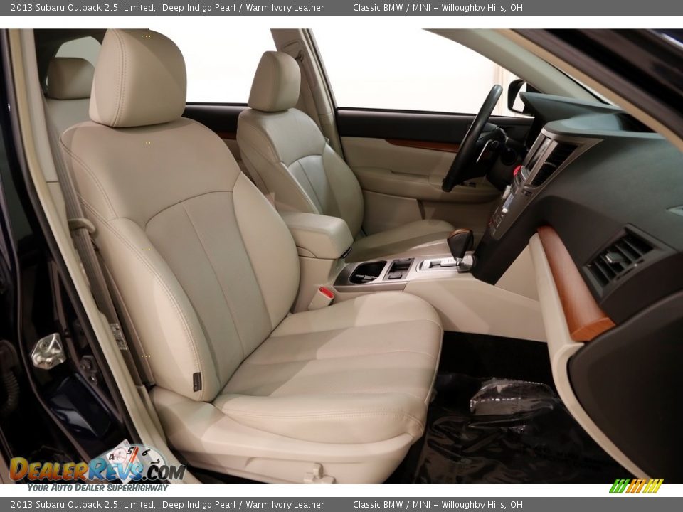 2013 Subaru Outback 2.5i Limited Deep Indigo Pearl / Warm Ivory Leather Photo #20