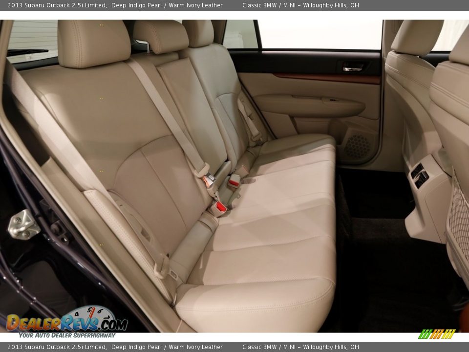 2013 Subaru Outback 2.5i Limited Deep Indigo Pearl / Warm Ivory Leather Photo #21