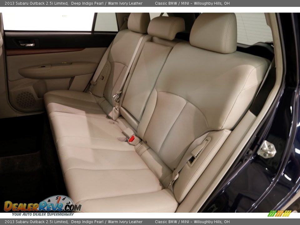 2013 Subaru Outback 2.5i Limited Deep Indigo Pearl / Warm Ivory Leather Photo #22