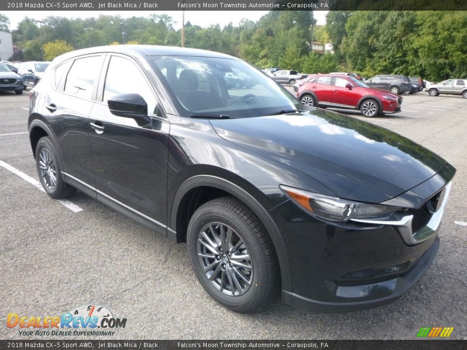 2018 Mazda CX-5 Sport AWD Jet Black Mica / Black Photo #3
