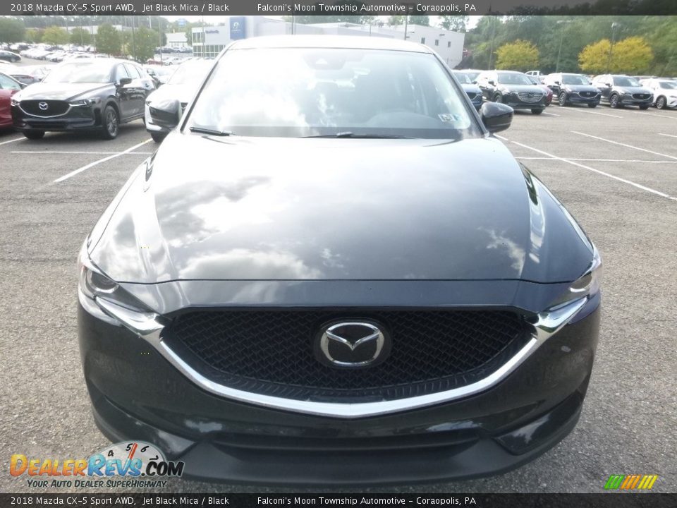 2018 Mazda CX-5 Sport AWD Jet Black Mica / Black Photo #4