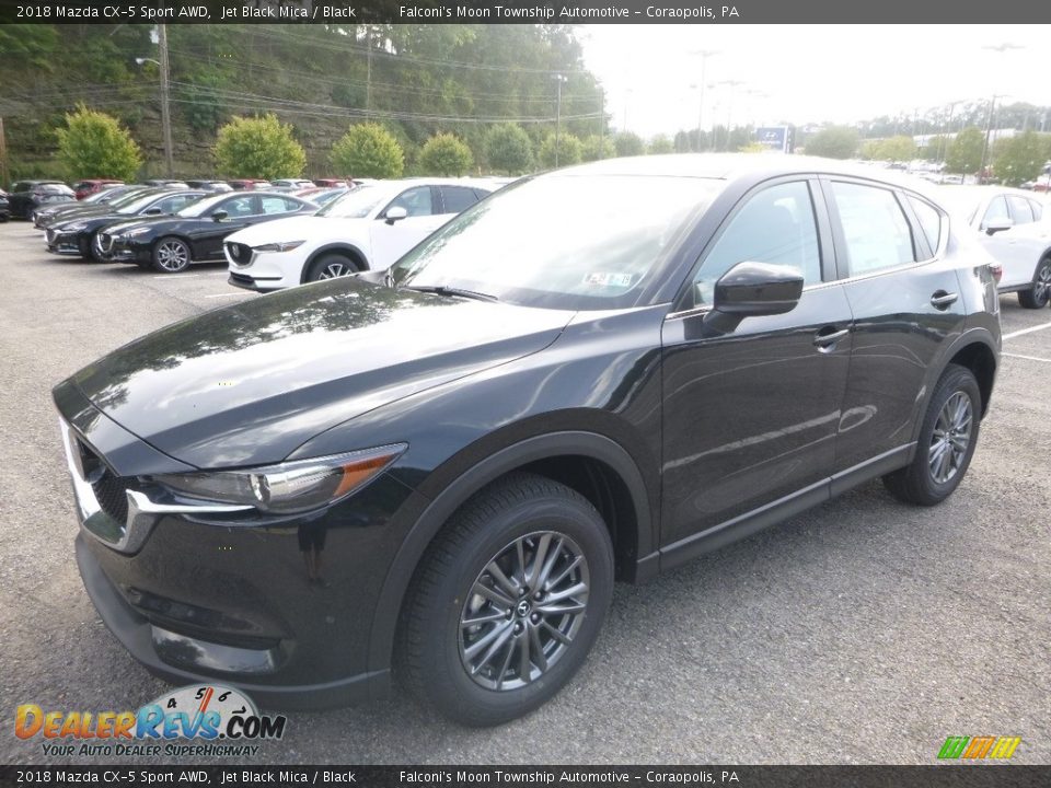 2018 Mazda CX-5 Sport AWD Jet Black Mica / Black Photo #5