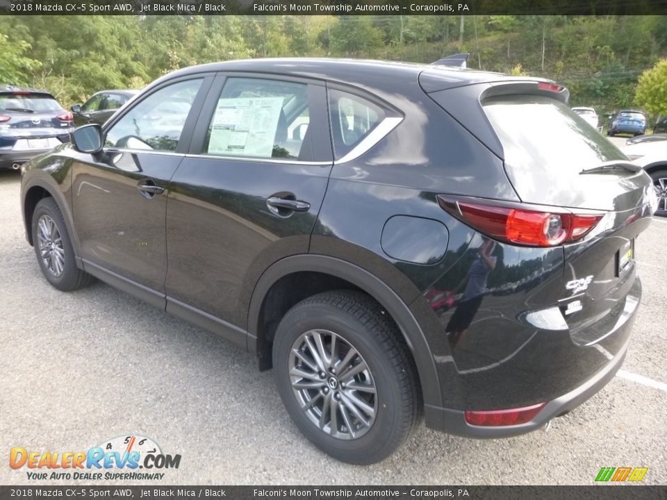 2018 Mazda CX-5 Sport AWD Jet Black Mica / Black Photo #6