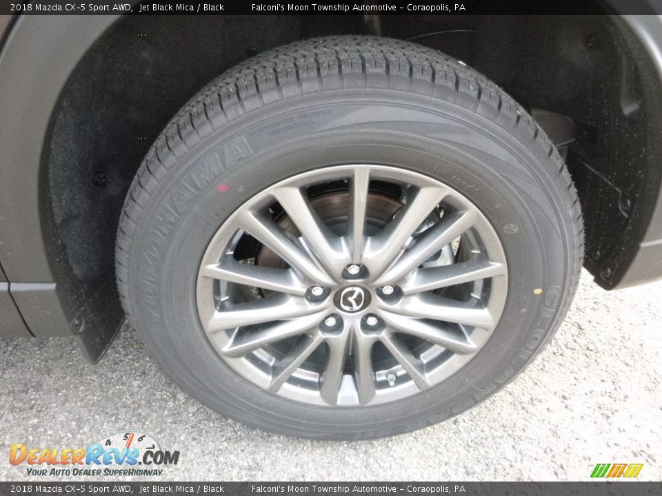 2018 Mazda CX-5 Sport AWD Jet Black Mica / Black Photo #7