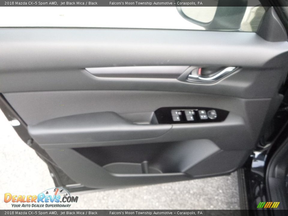 2018 Mazda CX-5 Sport AWD Jet Black Mica / Black Photo #10