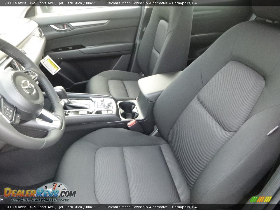 2018 Mazda CX-5 Sport AWD Jet Black Mica / Black Photo #11