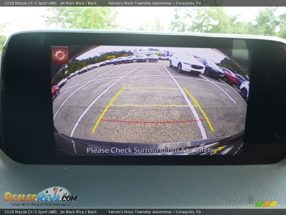 2018 Mazda CX-5 Sport AWD Jet Black Mica / Black Photo #14