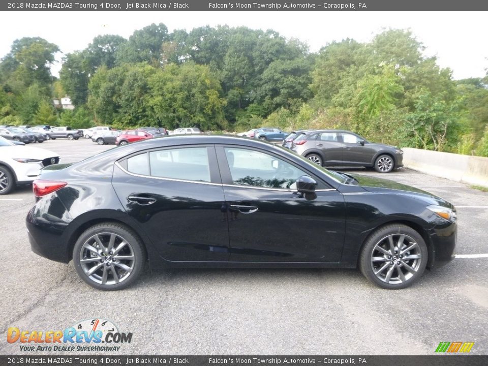 2018 Mazda MAZDA3 Touring 4 Door Jet Black Mica / Black Photo #1