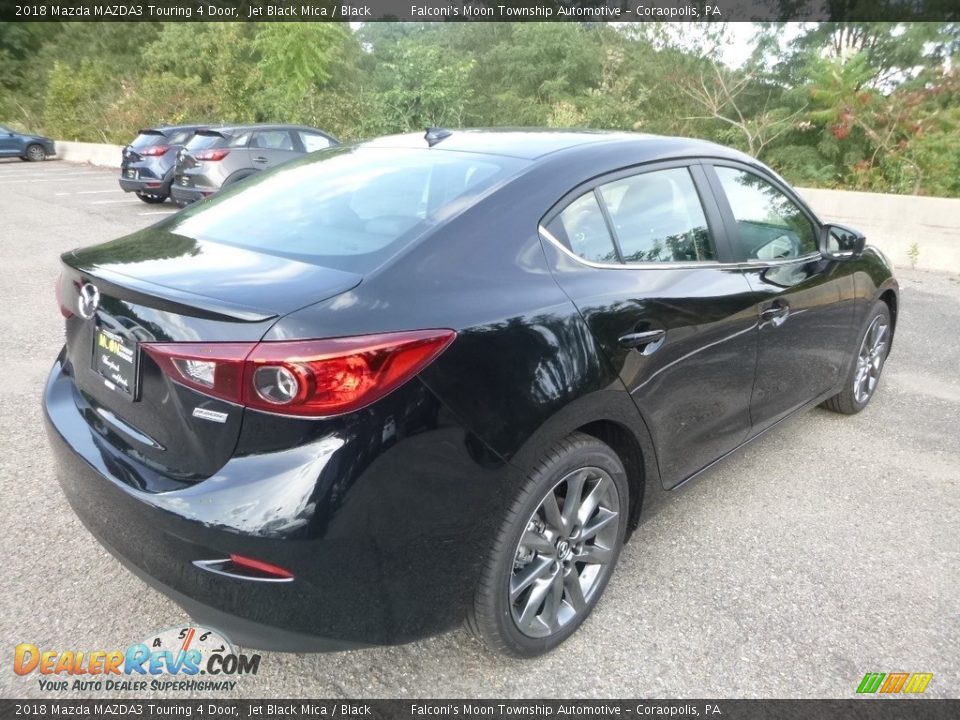 2018 Mazda MAZDA3 Touring 4 Door Jet Black Mica / Black Photo #2