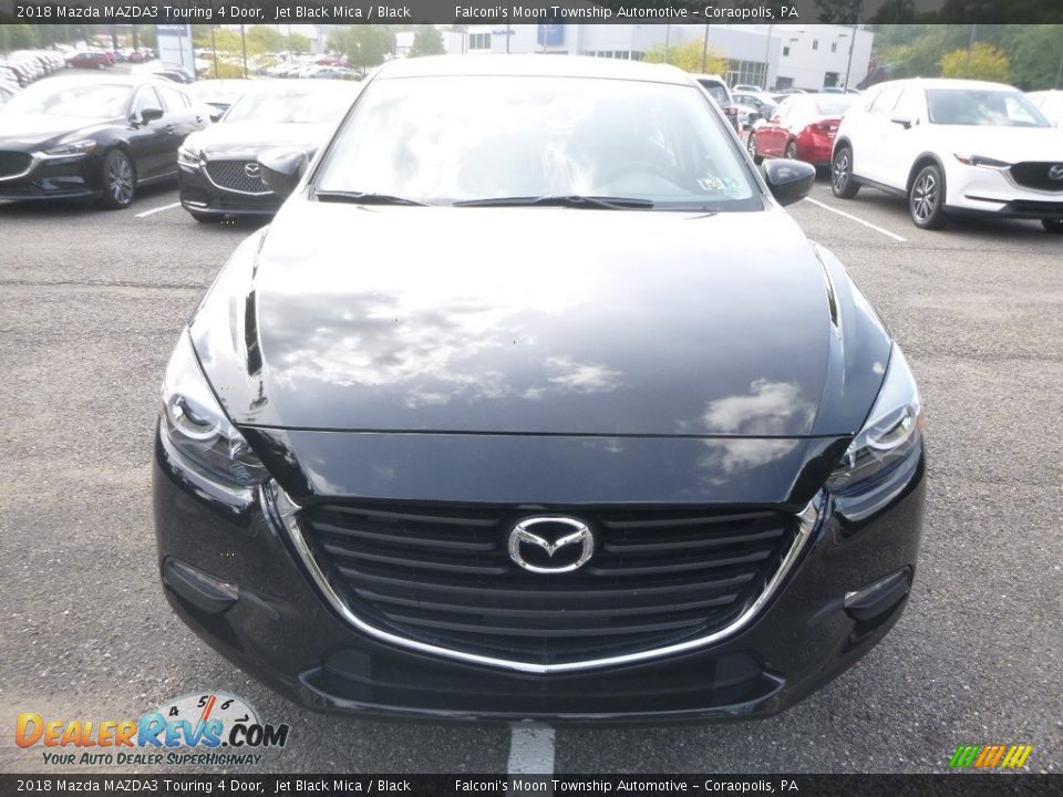 2018 Mazda MAZDA3 Touring 4 Door Jet Black Mica / Black Photo #4
