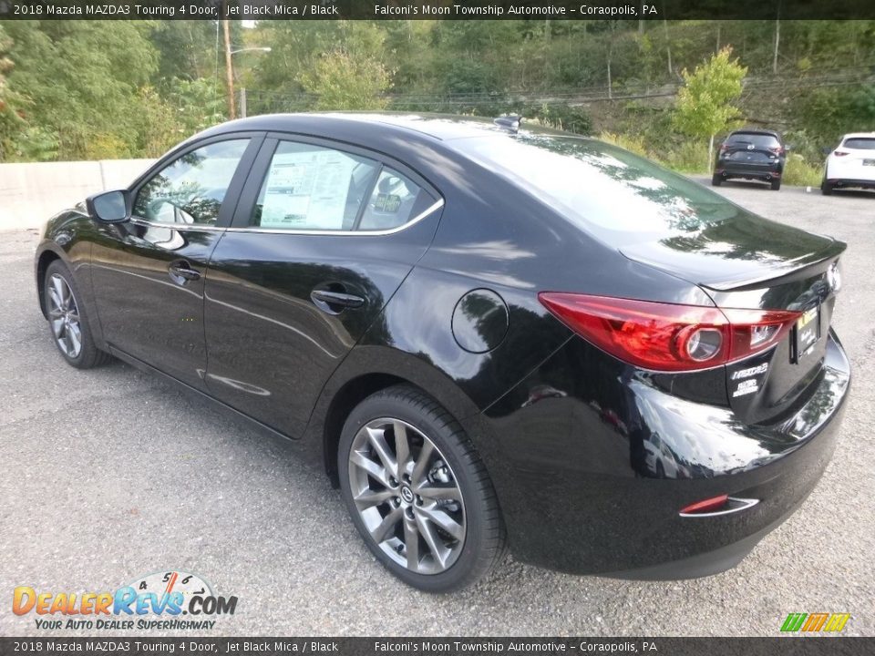 2018 Mazda MAZDA3 Touring 4 Door Jet Black Mica / Black Photo #6