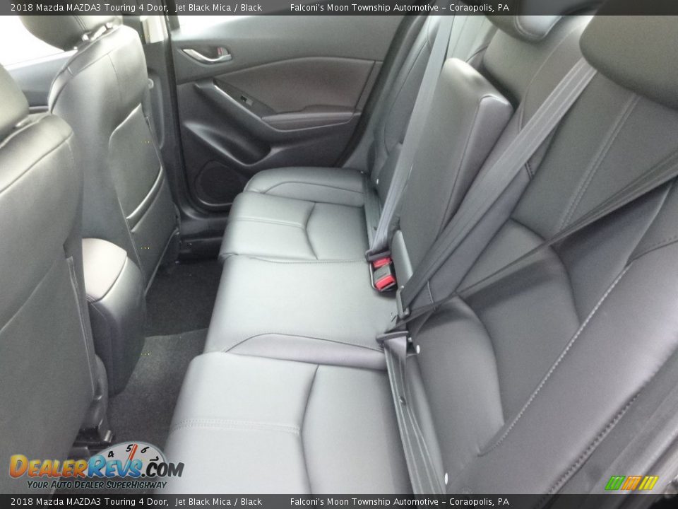 2018 Mazda MAZDA3 Touring 4 Door Jet Black Mica / Black Photo #8