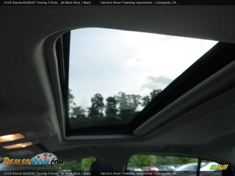 2018 Mazda MAZDA3 Touring 4 Door Jet Black Mica / Black Photo #13