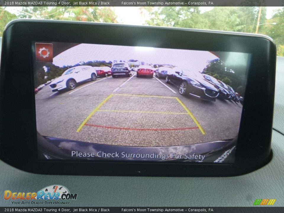 2018 Mazda MAZDA3 Touring 4 Door Jet Black Mica / Black Photo #15