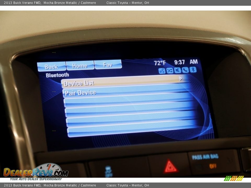 2013 Buick Verano FWD Mocha Bronze Metallic / Cashmere Photo #14