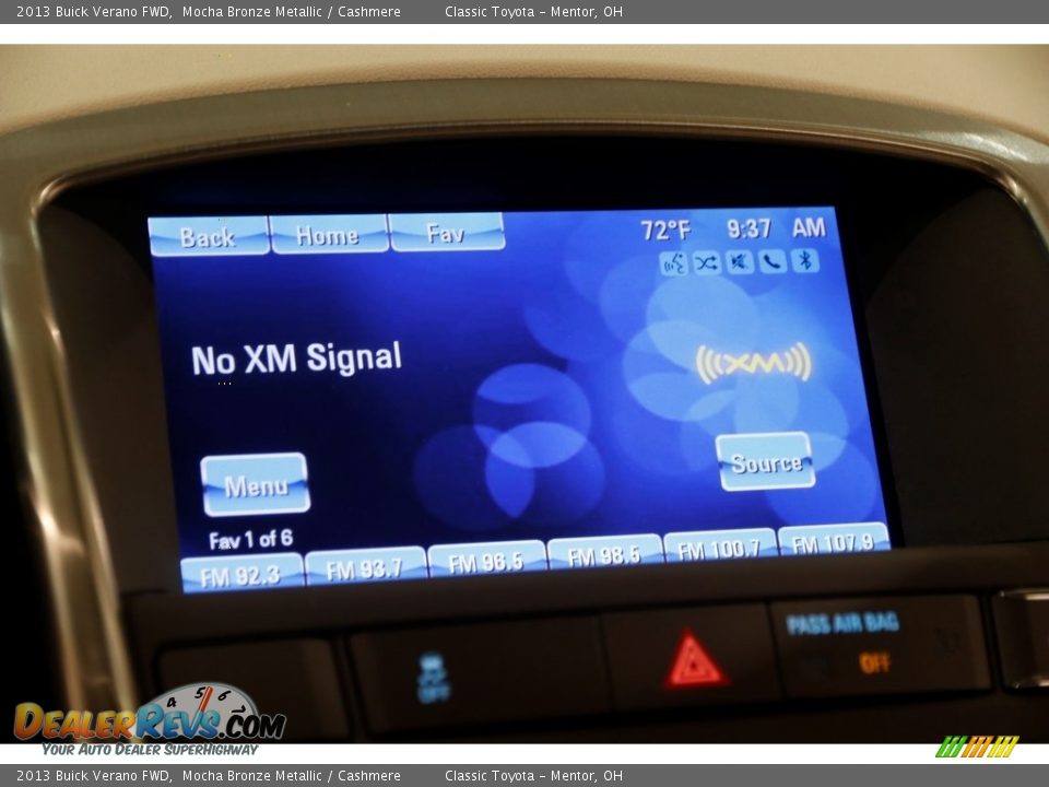 2013 Buick Verano FWD Mocha Bronze Metallic / Cashmere Photo #15