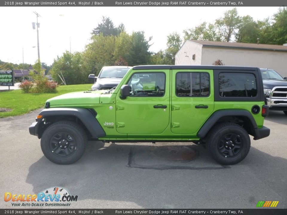 Mojito! 2018 Jeep Wrangler Unlimited Sport 4x4 Photo #2