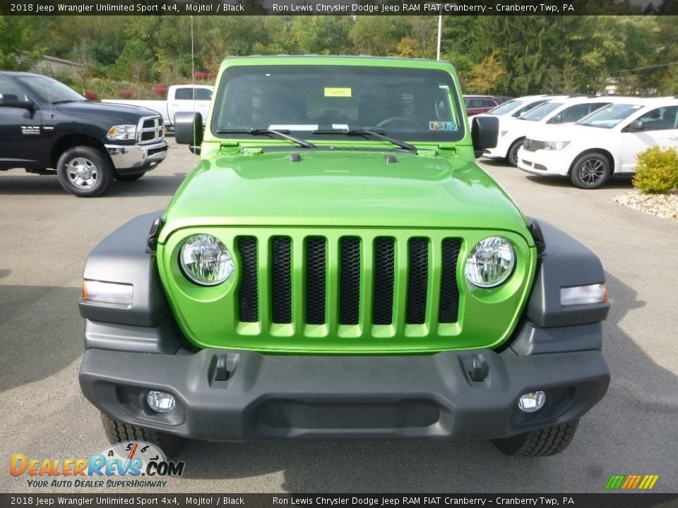 2018 Jeep Wrangler Unlimited Sport 4x4 Mojito! / Black Photo #8