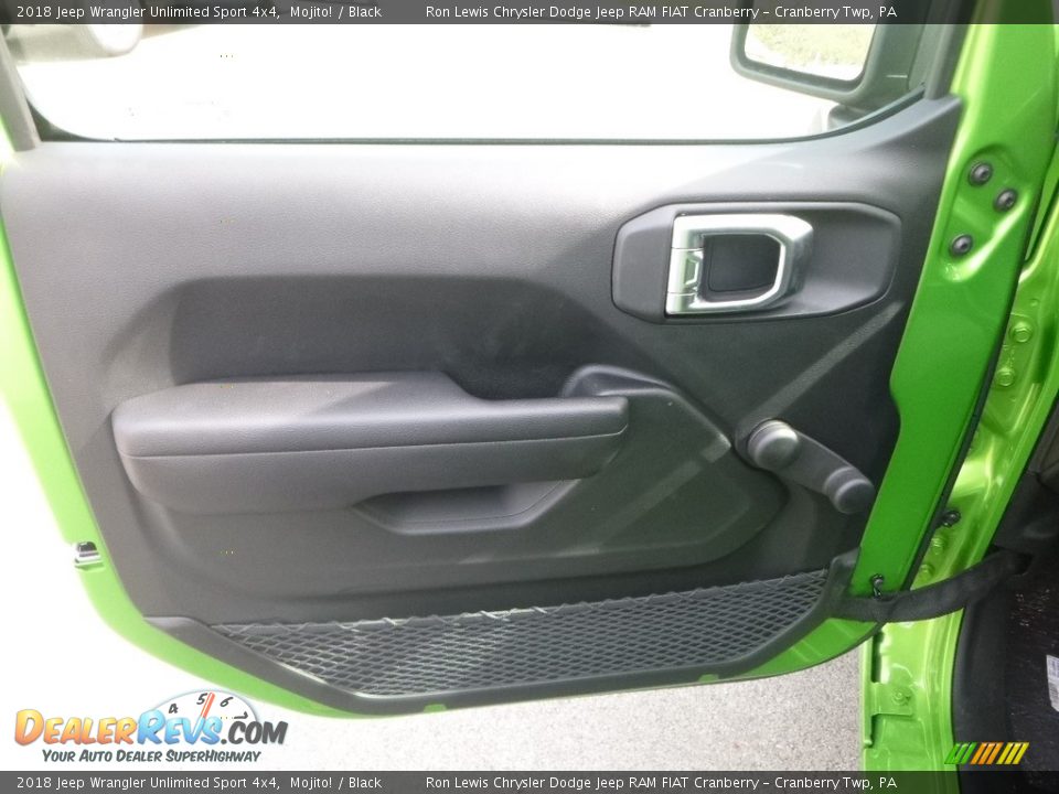 2018 Jeep Wrangler Unlimited Sport 4x4 Mojito! / Black Photo #12