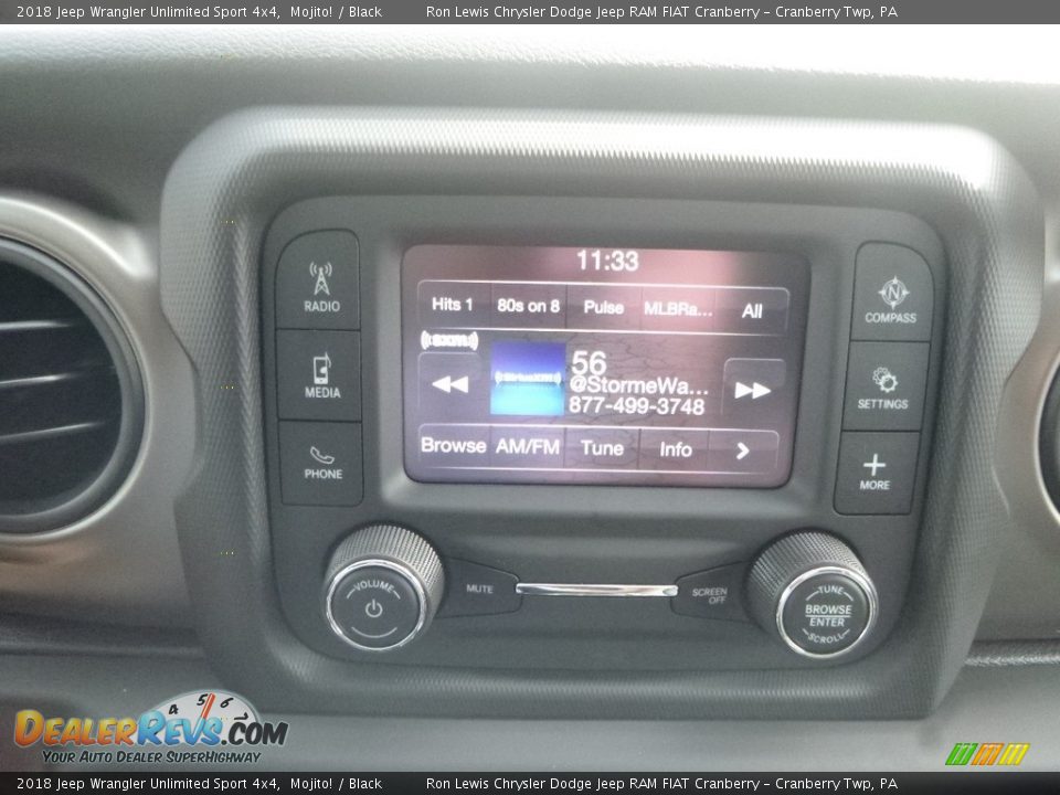 2018 Jeep Wrangler Unlimited Sport 4x4 Mojito! / Black Photo #15