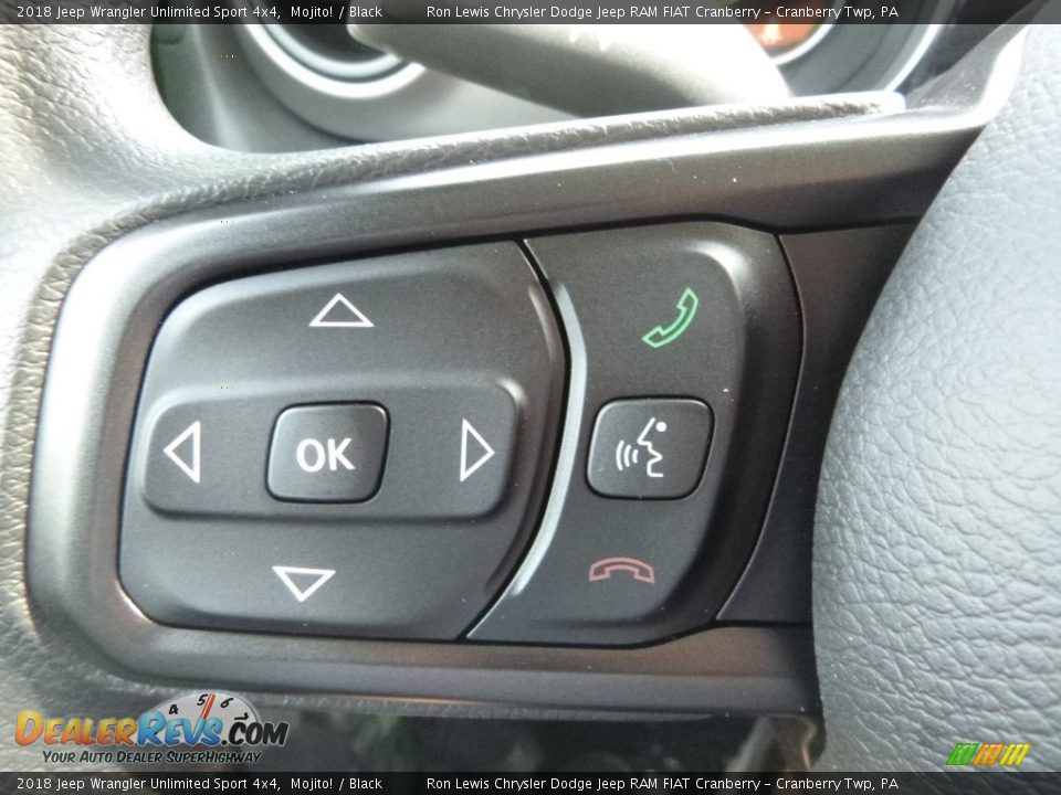 2018 Jeep Wrangler Unlimited Sport 4x4 Mojito! / Black Photo #18