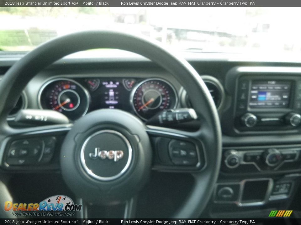 2018 Jeep Wrangler Unlimited Sport 4x4 Mojito! / Black Photo #19