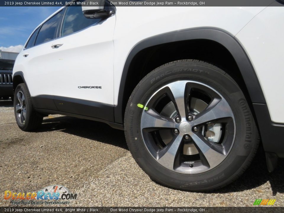 2019 Jeep Cherokee Limited 4x4 Bright White / Black Photo #2