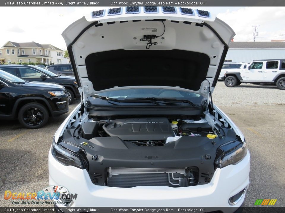 2019 Jeep Cherokee Limited 4x4 Bright White / Black Photo #5