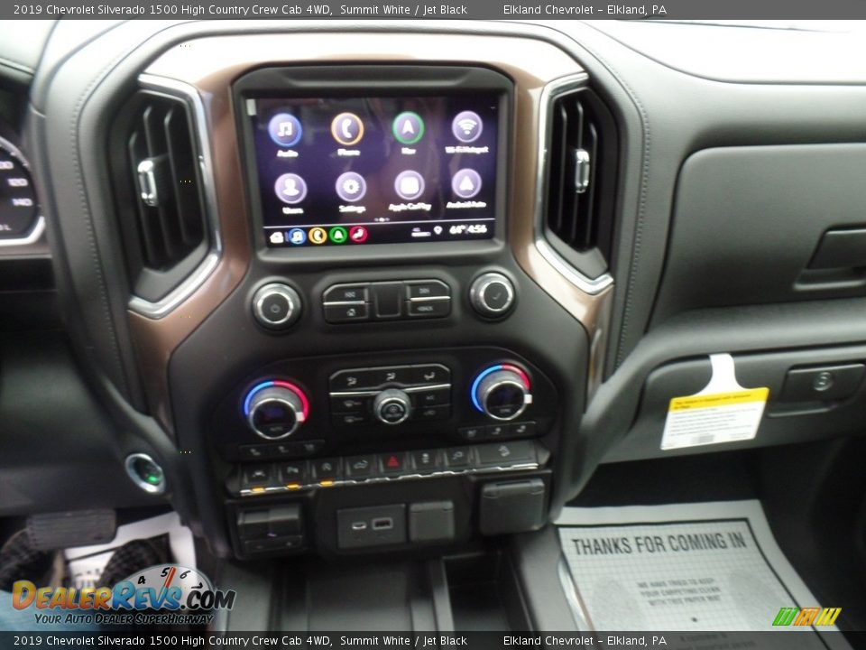 2019 Chevrolet Silverado 1500 High Country Crew Cab 4WD Summit White / Jet Black Photo #29