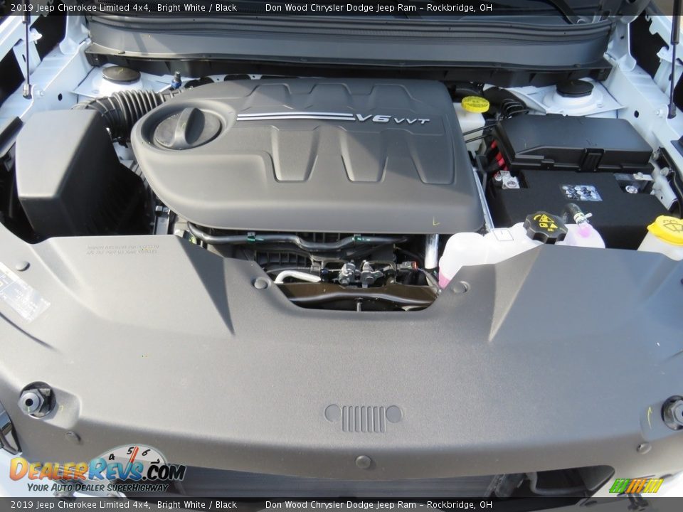 2019 Jeep Cherokee Limited 4x4 Bright White / Black Photo #6